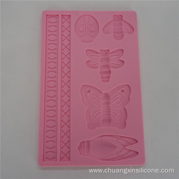 Silicone Bakeware Tool Cake Decoration Mould Insect Design